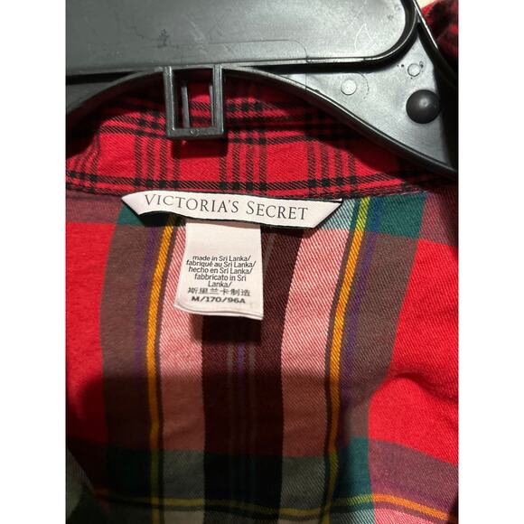 Victoria's Secret Onesie Pajama Romper Plaid M - Picture 4 of 5